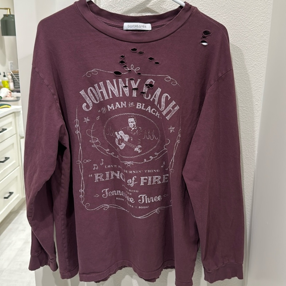 Daydreamer Johnny Cash long sleeve size L